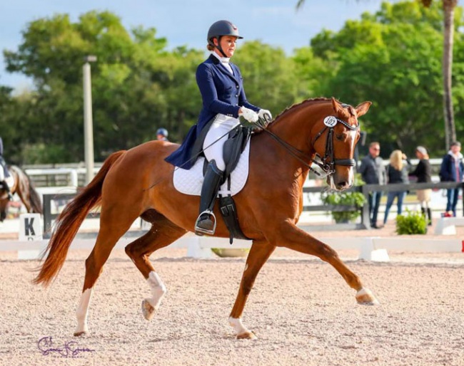 Sarah Lockman andBalia at the 2020 CDN Wellington :: Photo © Sue Stickle