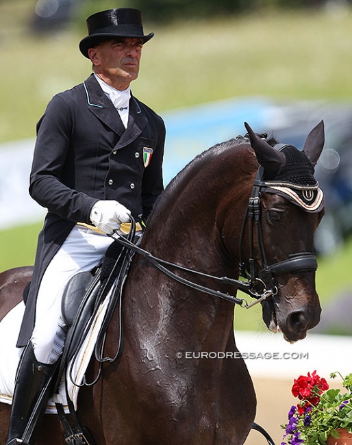 Pierluigi Sangiorgi and Gelo della Schiave at the 2018 CDI Fritzens :: Photo © Astrid Appels