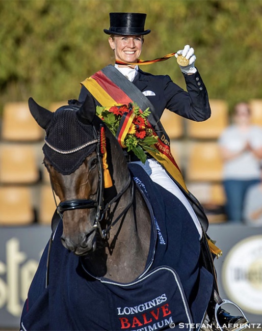 Jessica von Bredow-Werndl and Dalera BB win GP Special Gold at the 2020 German Dressage Championships :: Photo © Stefan Lafrentz