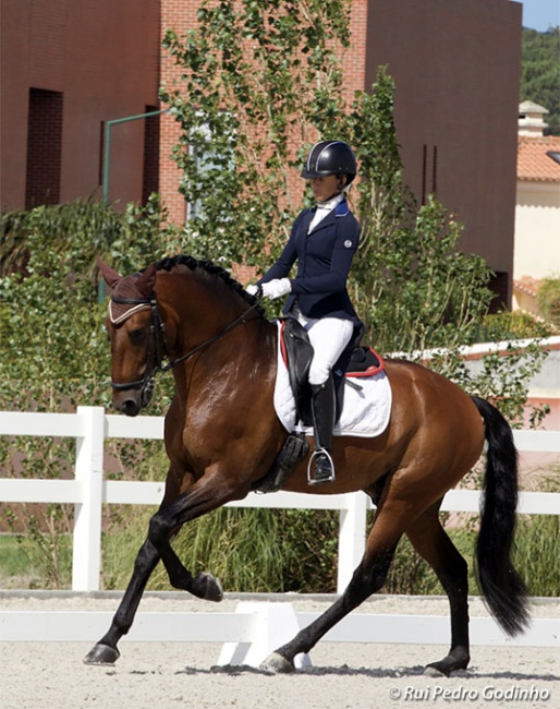 Maria Caetano and Jasmim Plus at the 2020 CDI Beloura :: Photo © Rui Pedro Godinho