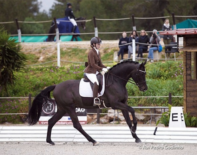 Charlotte Chalvignac and Zouzo at the 2020 CDI Cascais :: Photo © Rui Pedro Godinho