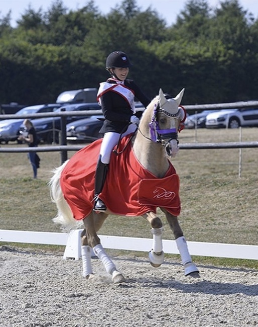 Thilde Rude Hare wins the 2020 Danish Pony Championship :: Photo © Ridehesten