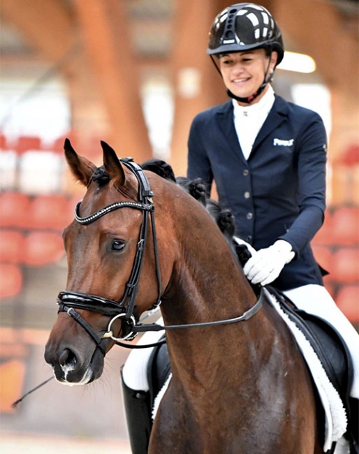 Jessica Michel-Botton and Don Amour Waverley win at the 2020 French Breeding Championships