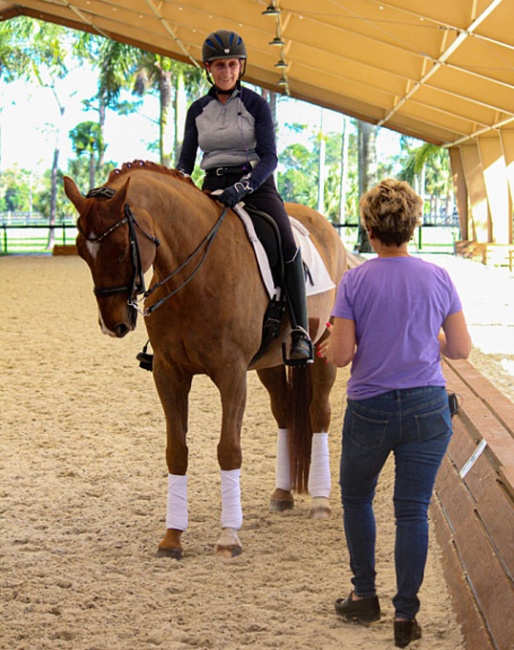 Anne Leueen and Biasini, always looking to learn