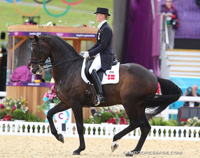 Nathalie zu Sayn-Wittgenstein and Digby at the 2012 Olympic Games in London :: Photo © Astrid Appels
