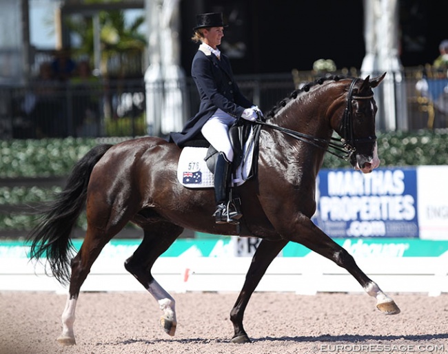 Kelly Layne and Udon P at the 2014 CDIO Wellington :: Photo © Astrid Appels