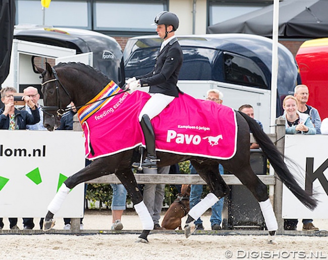 Bart Veeze and Imposantos at the 2019 Pavo Cup Finals :: Photo © Digishots.nl