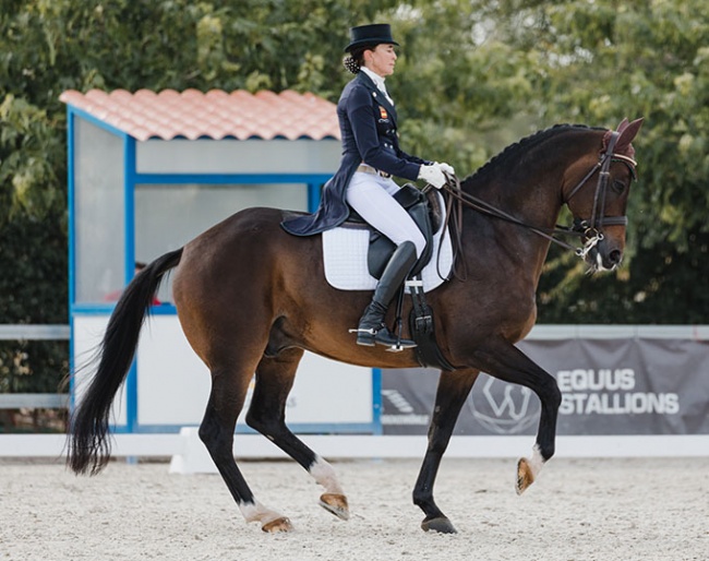 Beatriz Ferrer-Salat and Elegance win the 2020 Spanish Grand Prix Championships at Las Cadenas :: Photo © Lola Almeda