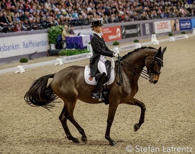 Jessica von Bredow-Werndl and Dalera BB at the 2020 CDI-W Neumunster :: Photo © Stefan Lafretz