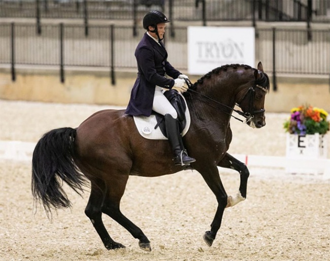 Abraham Pugh and Elfenperfekt at the 2020 CDI-W Tryon :: Photo © Sharon Packer