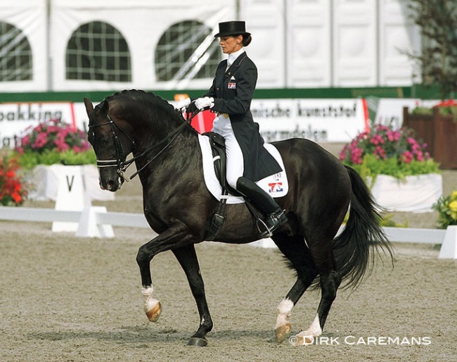 Coby van Baalen and Ferro at the 1999 European Dressage Championships in Arnheim :: Photo © Dirk Caremans