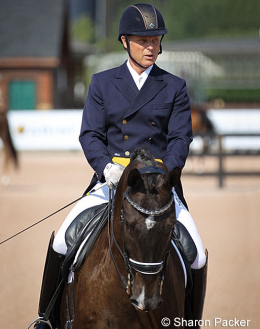 Hokan Thorn on Django at the 2019 CDI Tryon :: Photo © Sharon Packer