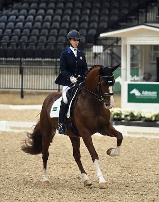 Cynthia Screnci and Eragon VF at the 2020 U.S. Para Dressage Championships :: Photo © Lindsay McCall