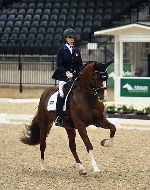 Cynthia Screnci and Eragon VF at the 2020 U.S. Para Dressage Championships :: Photo © Lindsay McCall