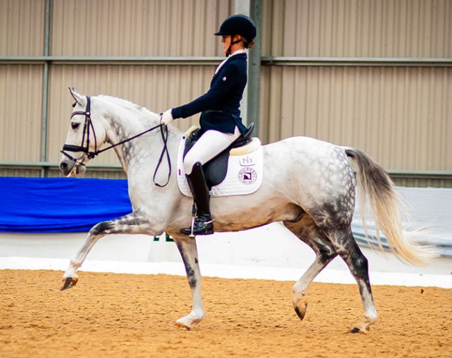 Mette Dahl and George Clooney BS win the Pony division at the 2020 British Youth Riders Championships :: Photo © Fenwick Photography