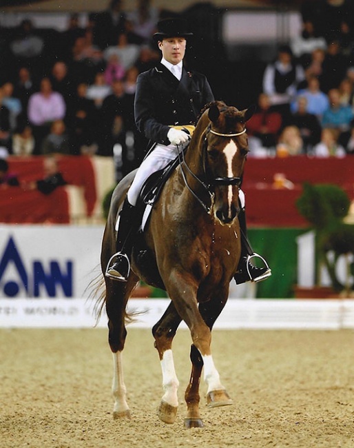 Johan Svensson and Barclay II at the 2008 CDI-W Frankfurt :: Photo © private