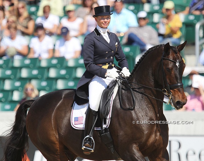Katherine Bateson and Nartan at the 2010 World Equestrian Games :: Photo © Astrid Appels