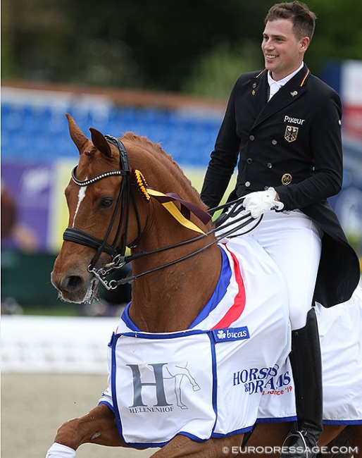 Frederic Wandres and Duke of Britain at the 2019 CDI Hagen :: Photo © Astrid Appels