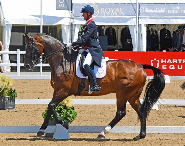 Carl Hester and Nip Tuck last year at Hartpury. Hester will ride "En Vogue" in the 2020 British GP Championships
