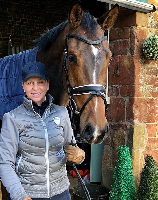 Louise Bell and her 5-year old British bred Zinkwazi (by Blue Hors Zack x Wesuvio x Furst Heinrich x Dimaggio)