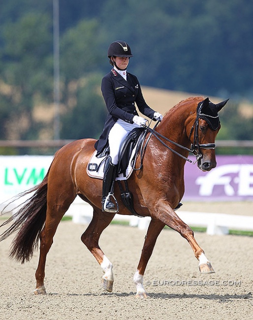 Sophie Reef and Genua TC at the 2020 CDI Hagen :: Photo © Astrid Appels