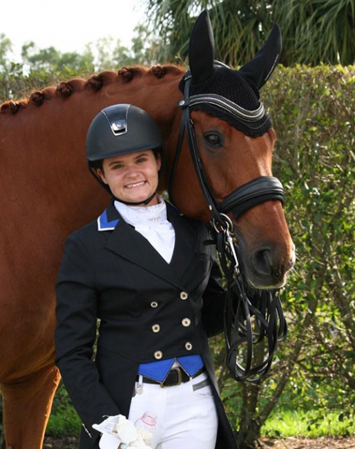 Kendall Cox and Diamantino II at Wellington, Florida