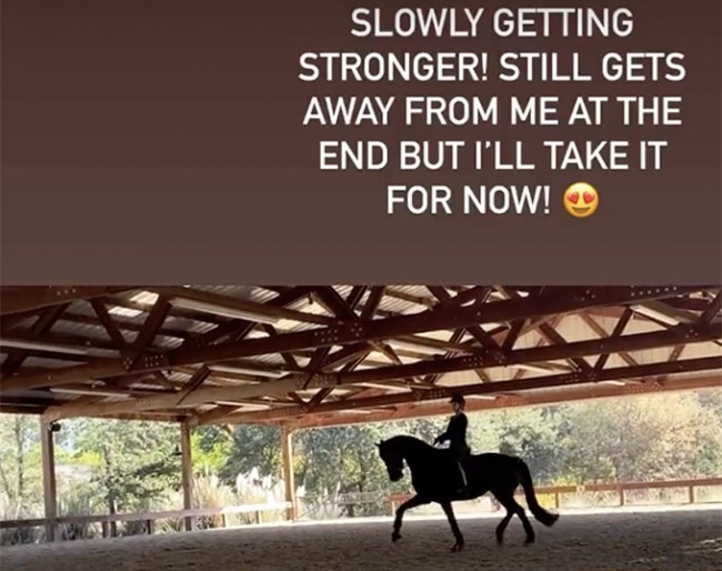 Snippets of rising star Hutopia van Bergsham shared on Instagram