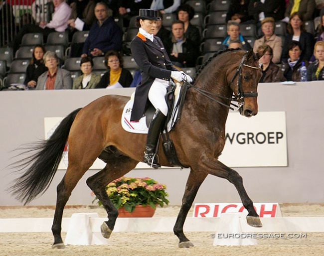 Christa Larmoyeur and Ovation at the 2010 CDI 's Hertogenbosch :: Photo © Astrid Appels