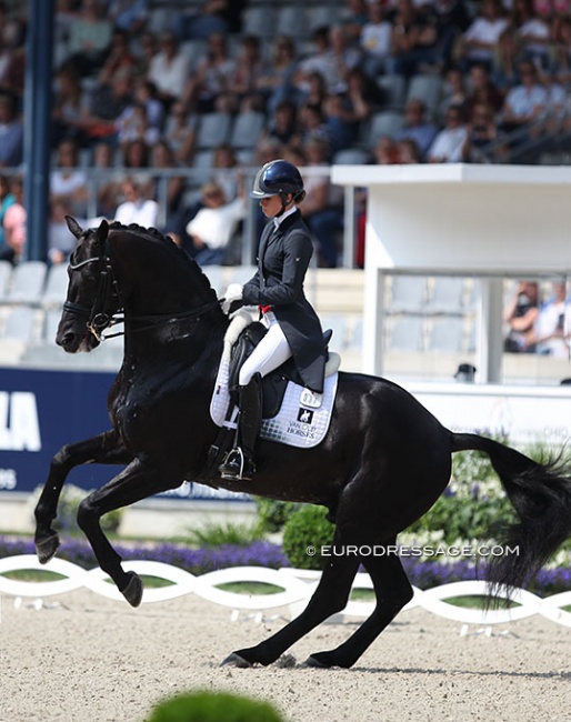 Charlotte Fry and Glamourdale at the 2019 CDIO Aachen :: Photo © Astrid Appels
