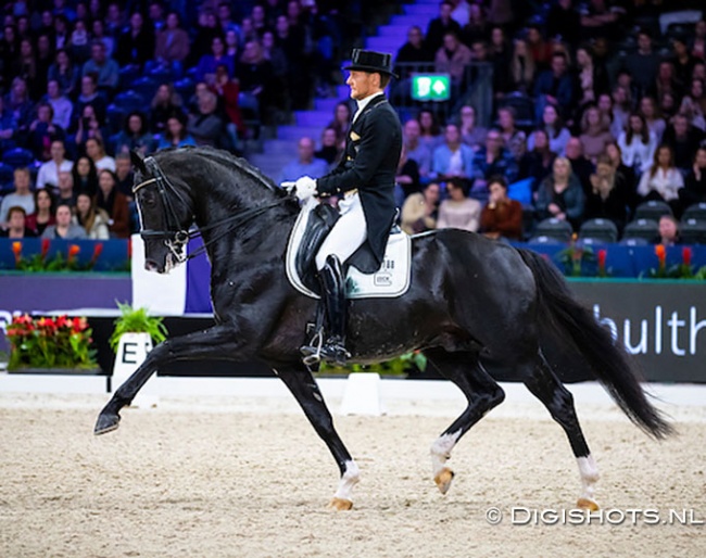 Edward Gal and Total U.S. at 2020 Jumping Amsterdam :: Photo © Digishots