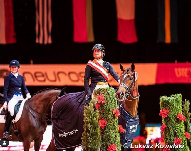 Isabell Werth and Quantaz win the Grand Prix for Special at the 2021 CDI-W Salzburg :: Photo © Lukasz Kowalski