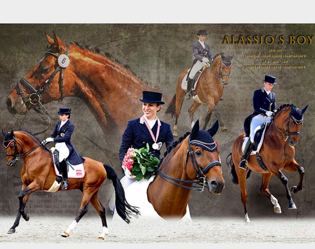 Eurodressage Collage of Franziska Fries and Alassio's Boy