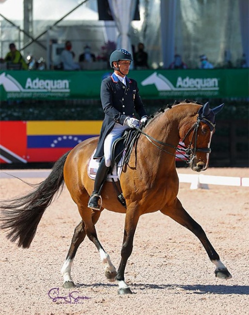 Steffen Peters and Suppenkasper in their first show of the 2021 Wellington season :: Photo © Sue Stickle