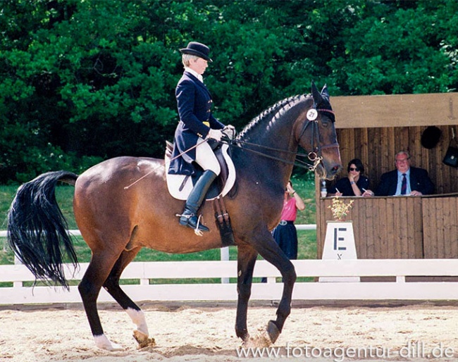 Dagmar Krech competing Bartok in Neumarkt 1990, judged by Mr. Heidenreich :: Photo © Fotoagentur-dill.de