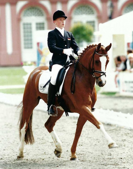 Nikolas Kröncke and Konrad at the 1997 CDN Wiesbaden