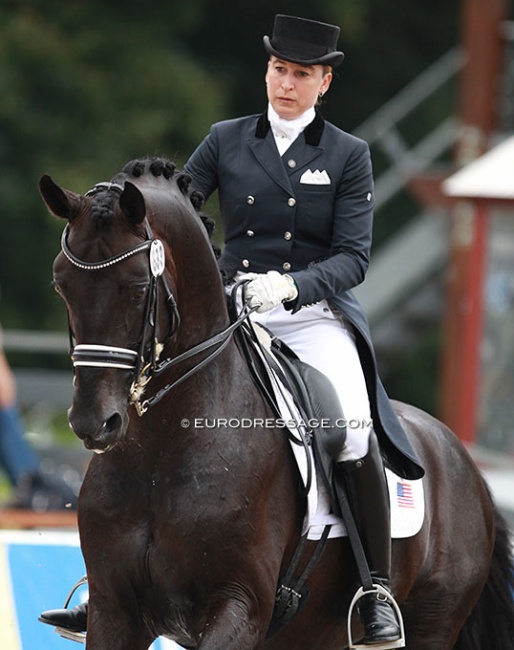 Jennifer Hoffmann and Rubinio at the 2014 CDI Verden :: Photo © Astrid Appels