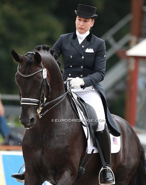 Jennifer Hoffmann and Rubinio at the 2014 CDI Verden :: Photo © Astrid Appels