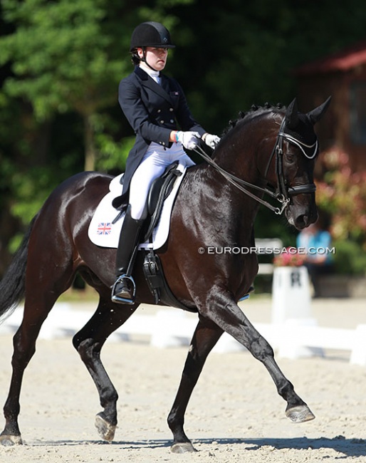 Ruth Hole and Winnetou GEP at the 2015 CDIO Compiegne :: Photo © Astrid Appels