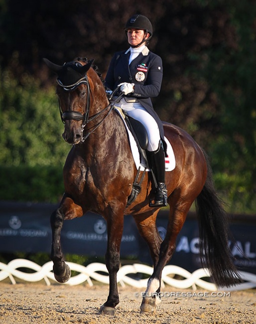 Diana Porsche and Di Sandro at the 2019 European Under 25 Championships :: Photo © Astrid Appels