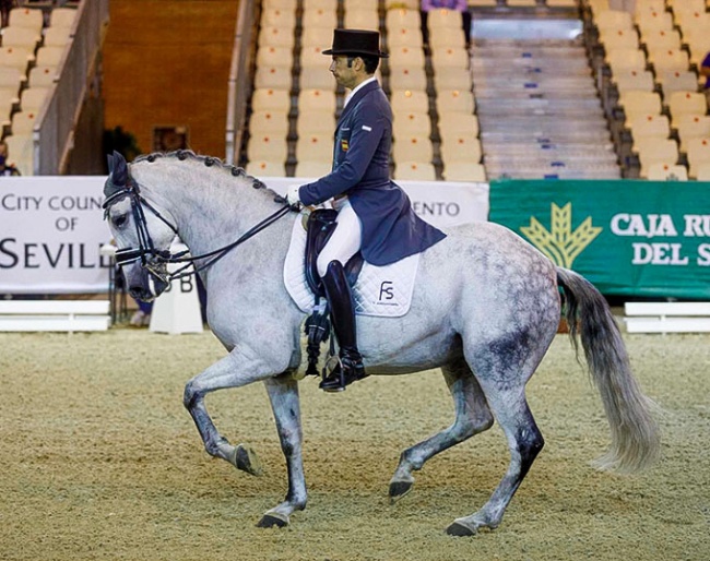 Alberto Garcia Brinon and Joya FS at the 2020 SICAB in Seville