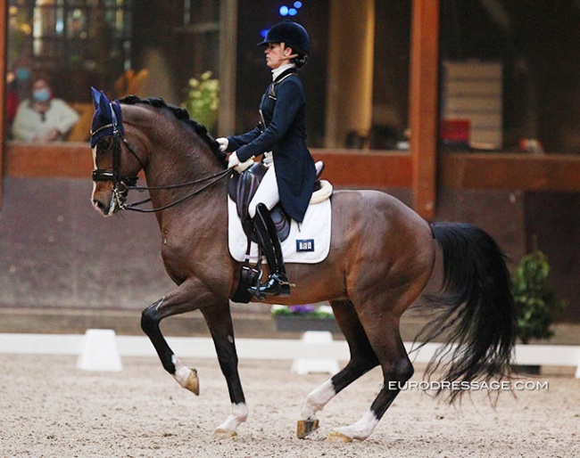 Larissa Pauluis and Flambeau at the 2021 CDN Grote Brogel :: Photo © Astrid Appels