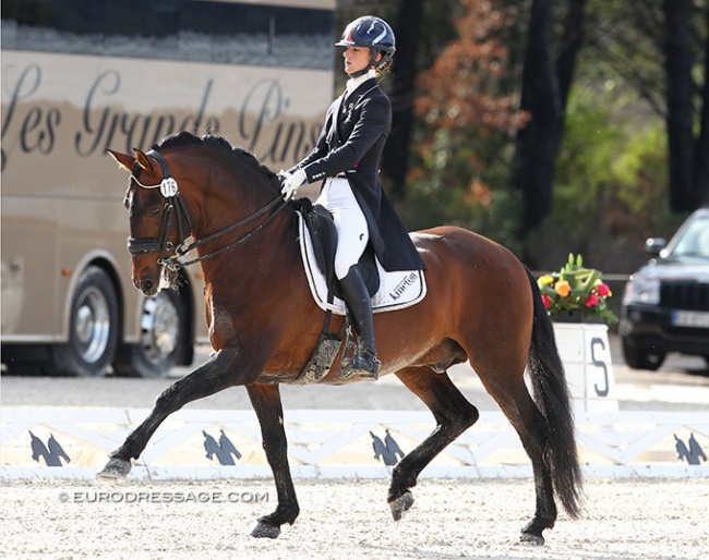 Alizee Froment and Naxos du Coussoul at the 2013 CDI Vidauban :: Photo © Astrid Appels