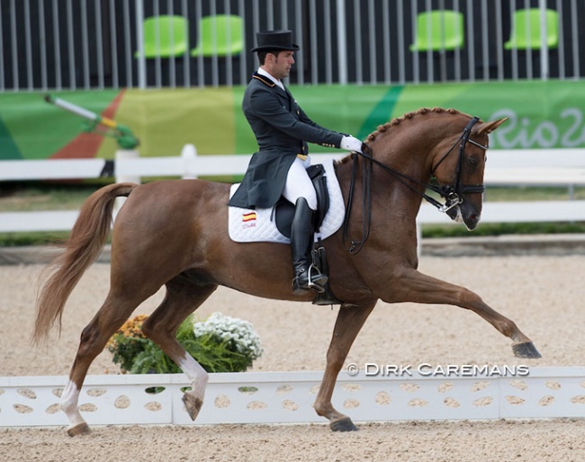 Severo Jurado Lopez and Lorenzo at the 2016 Olympic Games in Rio :: Photo © Dirk Caremans