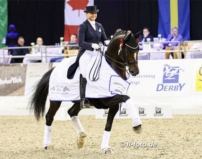 Dorothee Schneider and Quantum Vis MW win the Oldenburg louisdor cup qualifier :: Photo © LL-foto