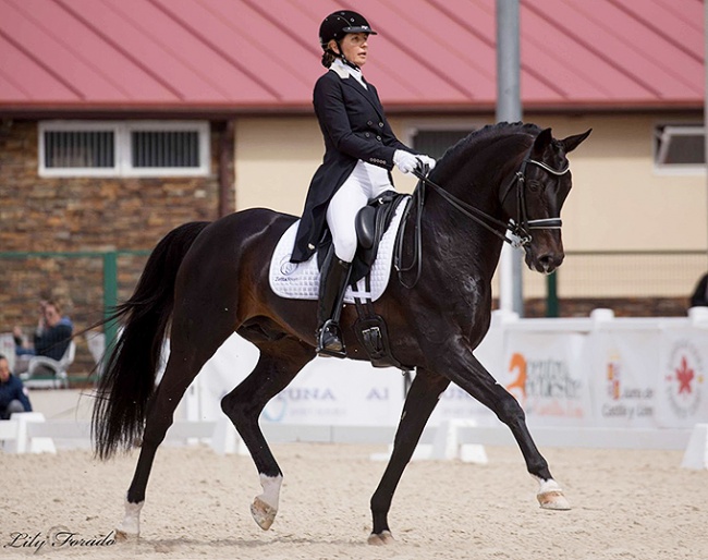 Irina Zakhrabekova and DSP Quadroneur at the CDI Segovia :: Photo © Lily Forado