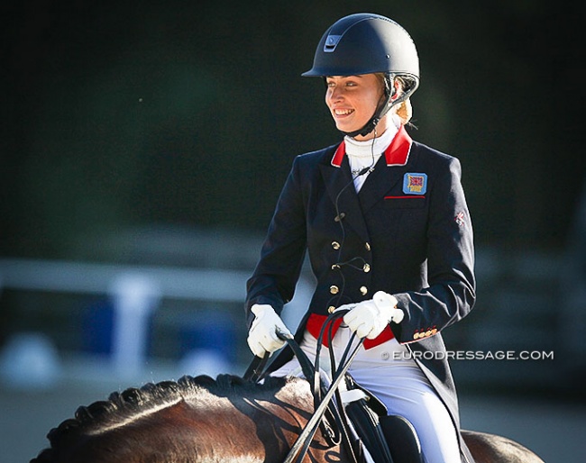 Alicia Lee at the 2020 European Young Riders Championships :: Photo © Astrid Appels