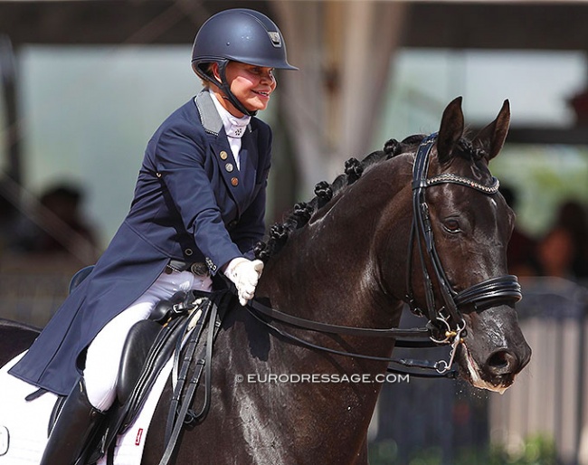 Adrienne Pot and Bon-Ami at the 2020 CDI Wellington :: Photo © Astrid Appels