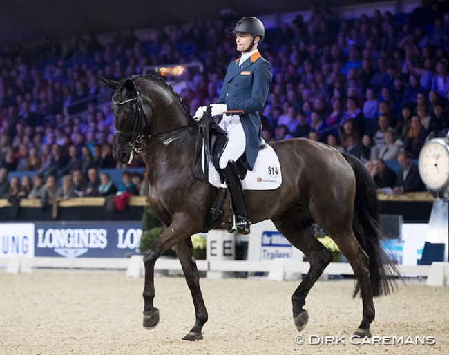 Theo Hanzon and Helena van het Goorhof at the 2016 CDI-W Mechelen :: Photo © Dirk Caremans