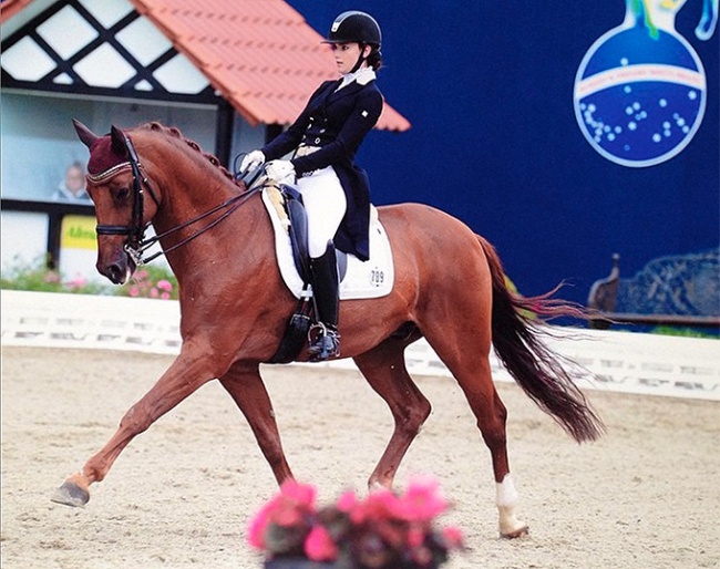 Paulina Rohr and Köpenick competing at Hof Kasselmann in Hagen :: Photo © Ruchel