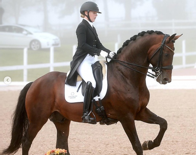 Sofie Lexner and Fame :: Photo © Christinelund Dressage